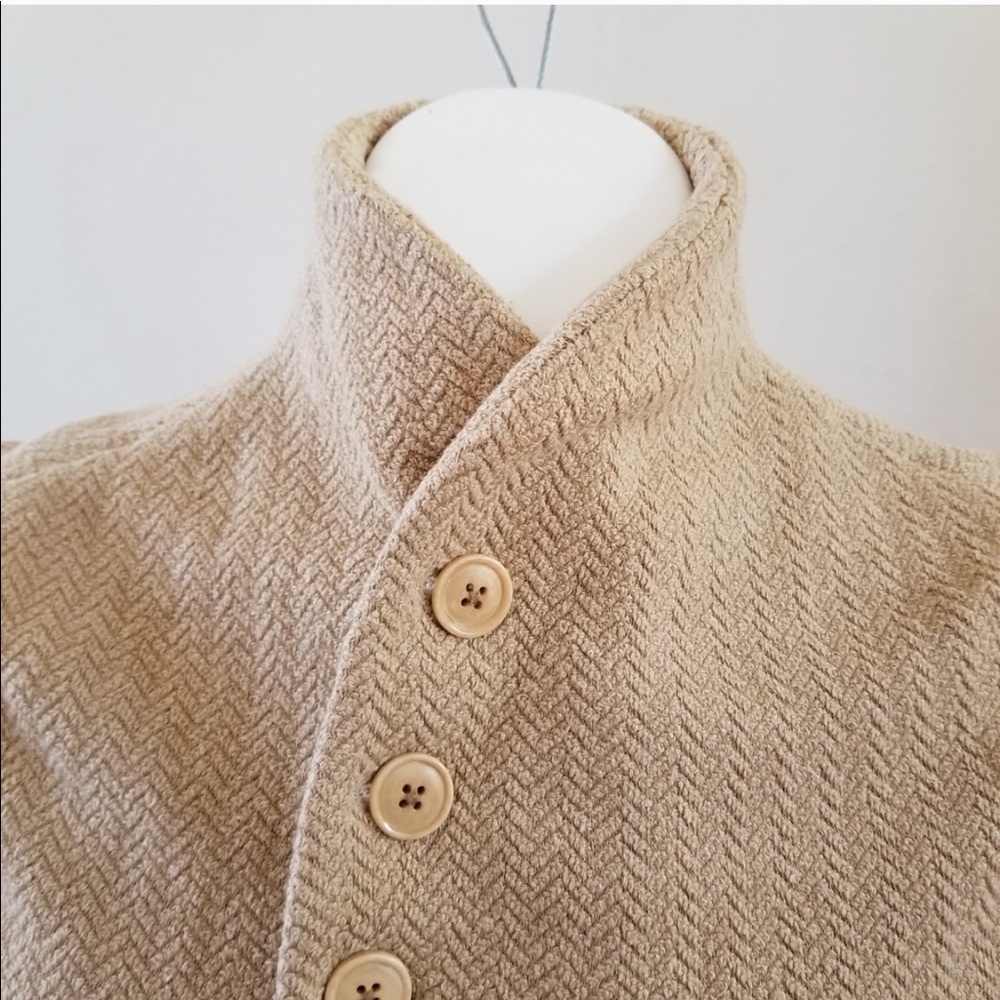 Ralph Lauren Black Label tan linen/silk jacket